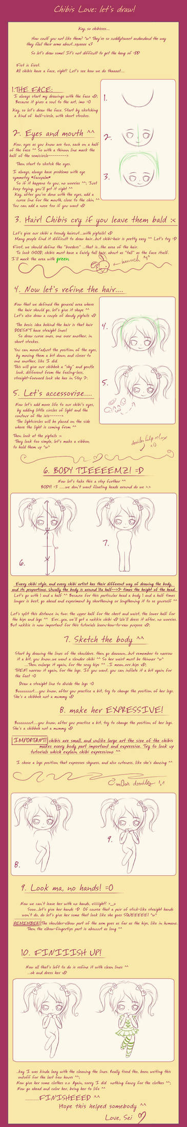 Draw Chibi Tree Spirit Tutorial Learn to Draw Chibis -10 steps by Seiorai on DeviantArt