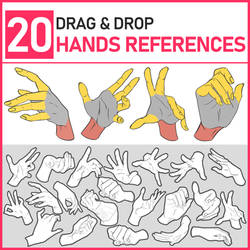 20 FREE hands pose reference