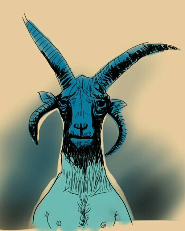 Man Goatsy Goat-Man by kalebsatterlee on DeviantArt