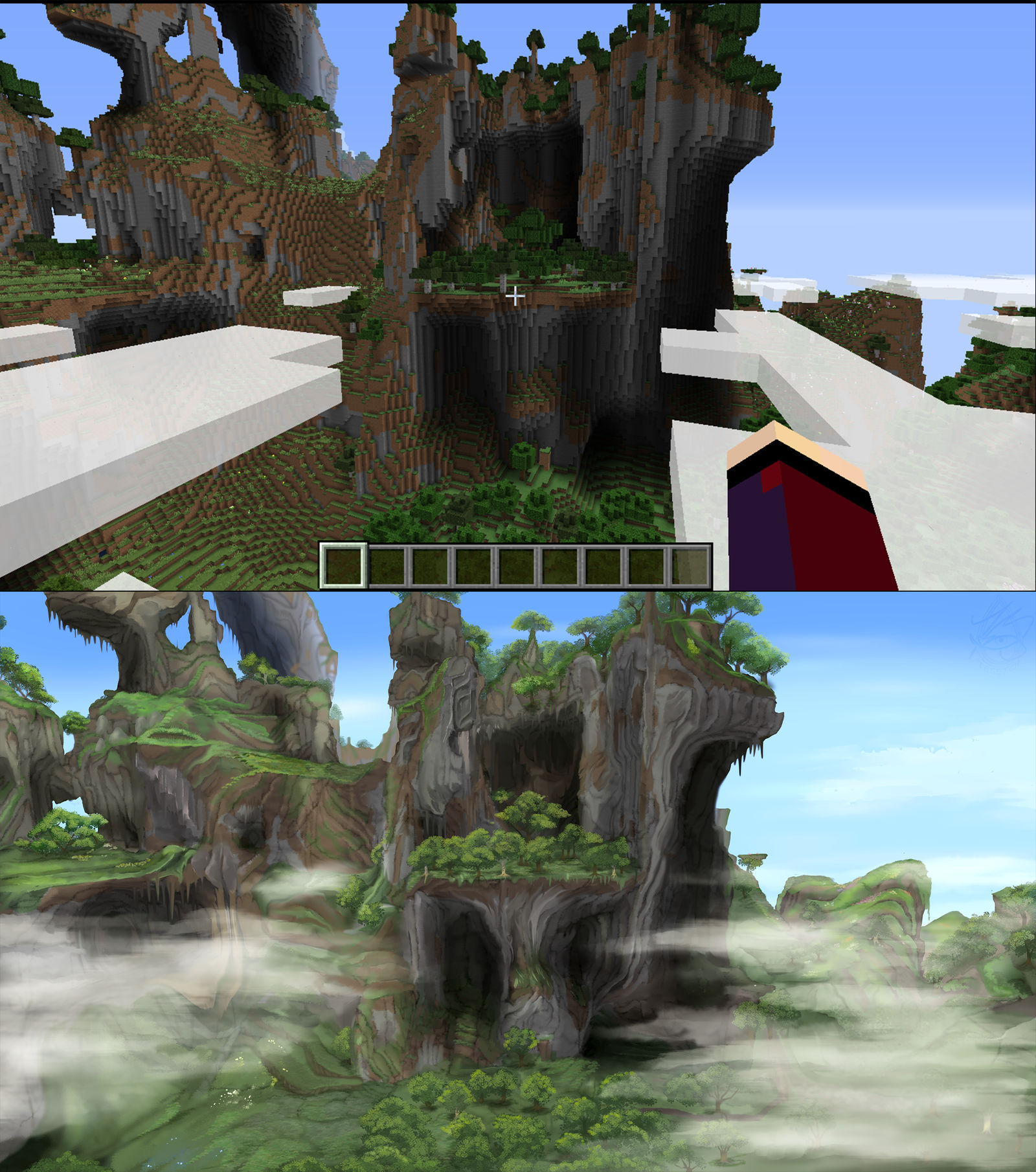 Minecraft Redraw 3 By Tesetch On Deviantart