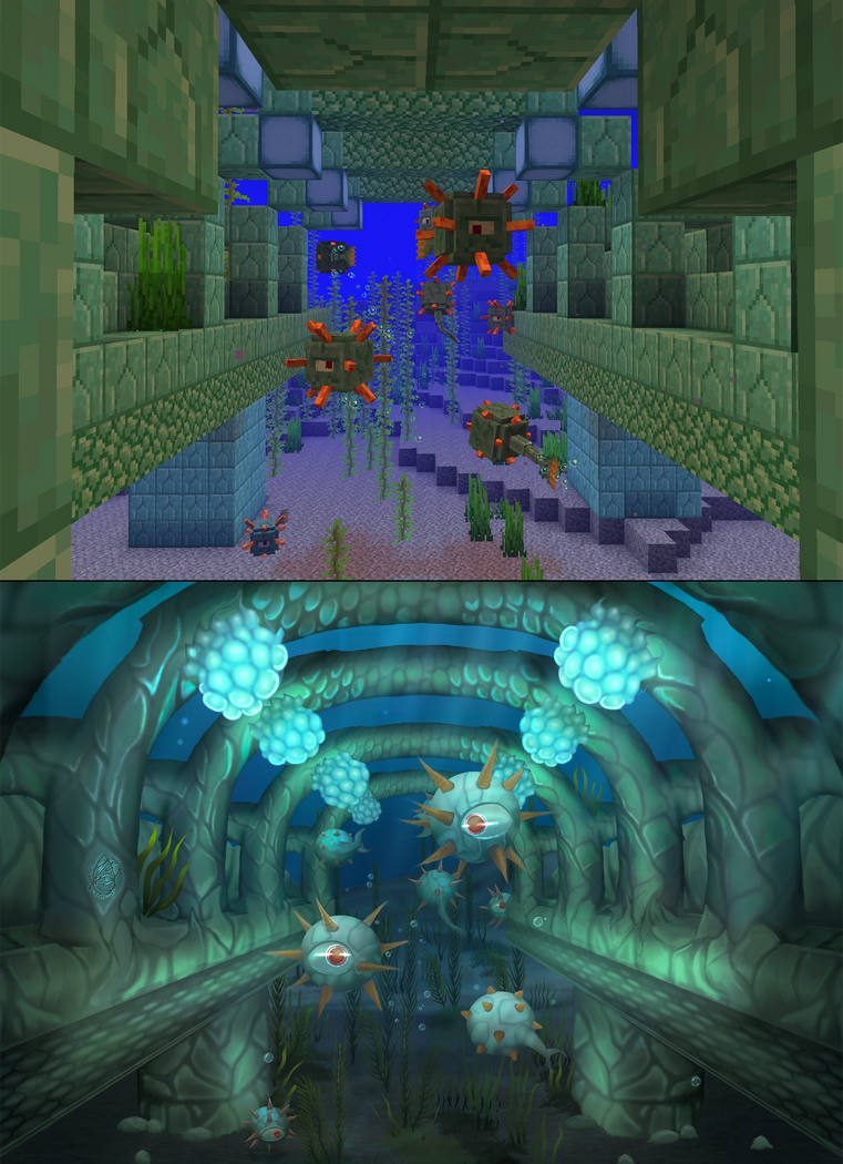 Minecraft Enviroment Redraw #10 by TesEtch on DeviantArt