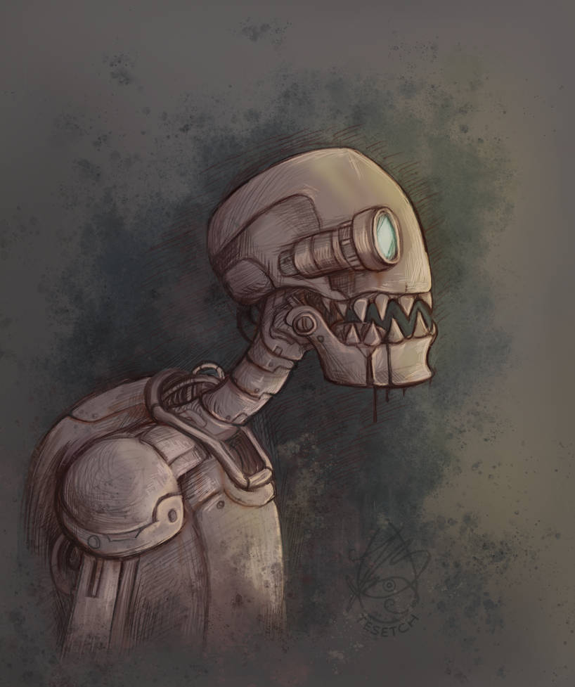 Rusty Robot by TesEtch on
