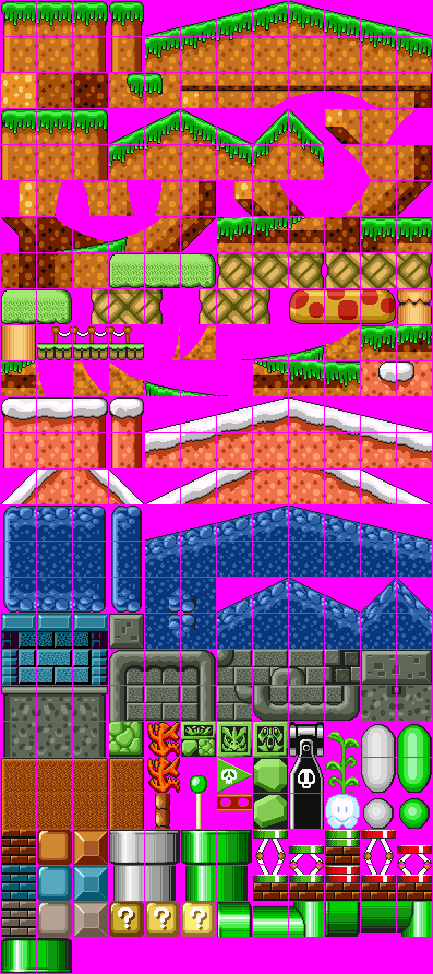 Green Hill Zone Tileset by supersonic1009 on DeviantArt