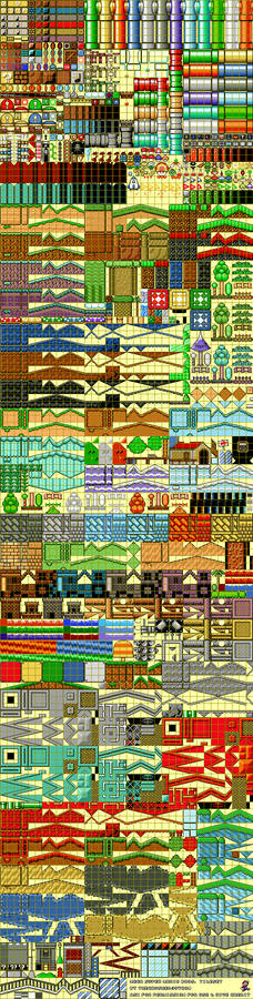 Super Mario Bros. (Mega Tileset) Ver.2