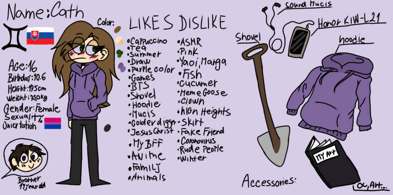 :My Ref sheet: by CatherineSK on DeviantArt