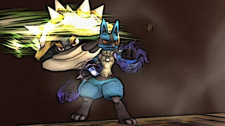 Bowser and Lucario