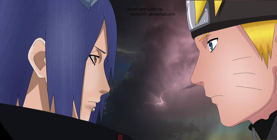 Naruto And Konan