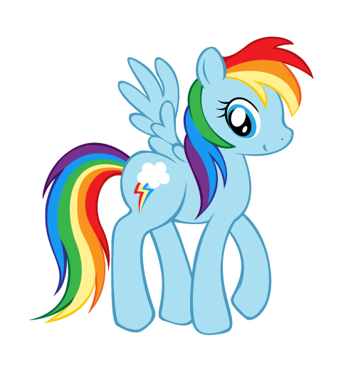 Pony practice 03 - Rainbow Dash