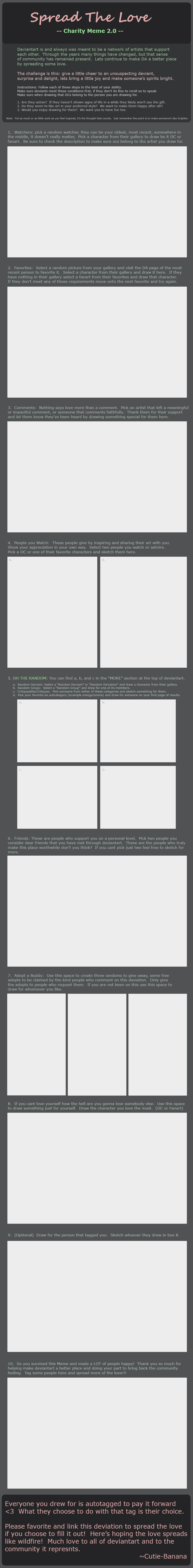 Charity Meme 2 0 Spread The Love By Cutie Banana On Deviantart Charity Meme 2 0 Spread The Love By Cutie Banana On Deviantart
