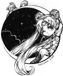 Inktober day 8: Sailor Moon