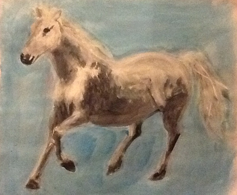 Quick 15min horse painting