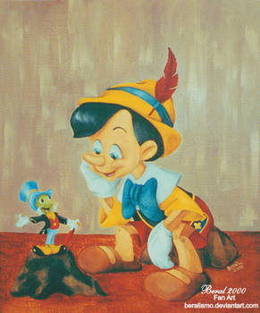 Pinocchio in Disney style (commission)