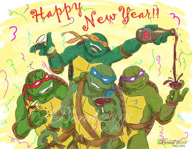 TMNT Happy New Year