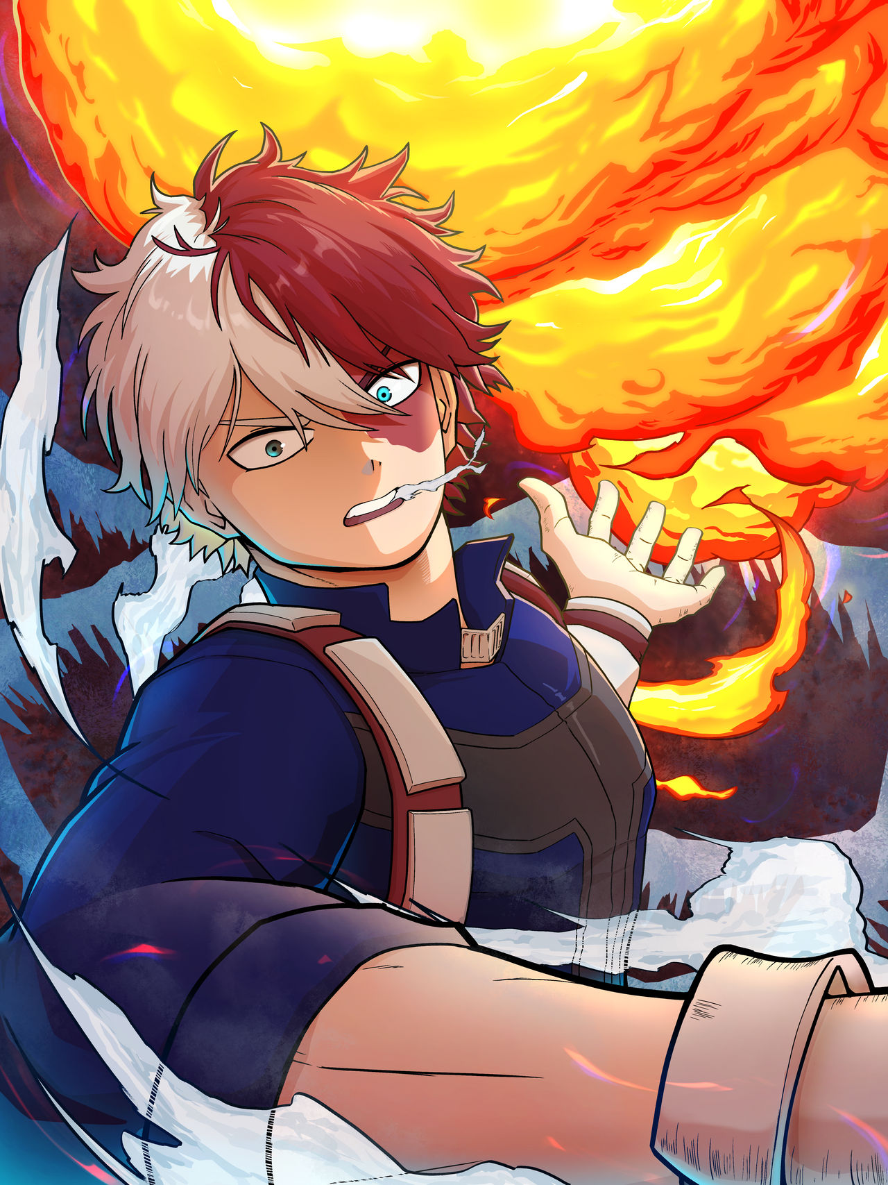 Todoroki Fanart by Usb2351 on DeviantArt