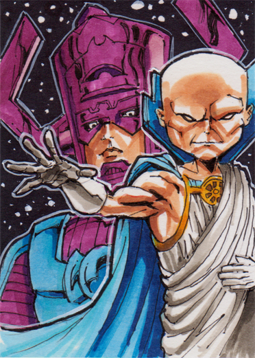 Watcher and Galactus