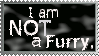'I am NOT a Furry' Stamp V2