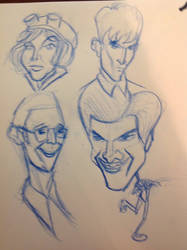 Gotham caricatures,