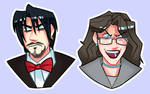 stickers: jericho and evelyn edition by Chandler666Bing