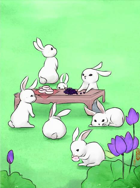 Saturday Six Rabbit Six Rabbits On a Picnic by Naomiiscuteforever on DeviantArt