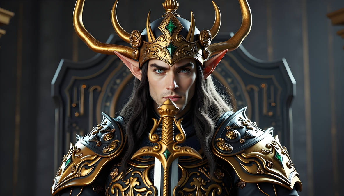 Spring Elf King A concept for a elf king by adam90210 on DeviantArt
