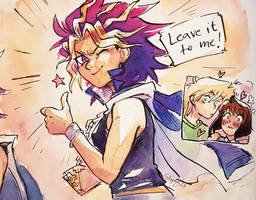 YGO Fem! presenting Yami Yugi