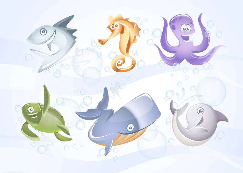 Free Marine Sea Vector Animals