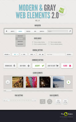 Free Classic Grey Web UI