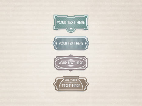 Free Vector Vintage Labels