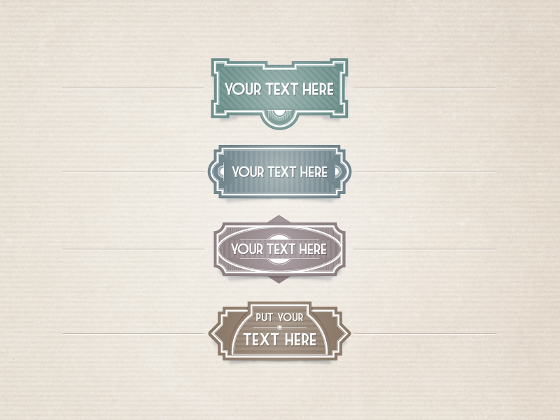 Free Vector Vintage Labels by Pixeden on DeviantArt