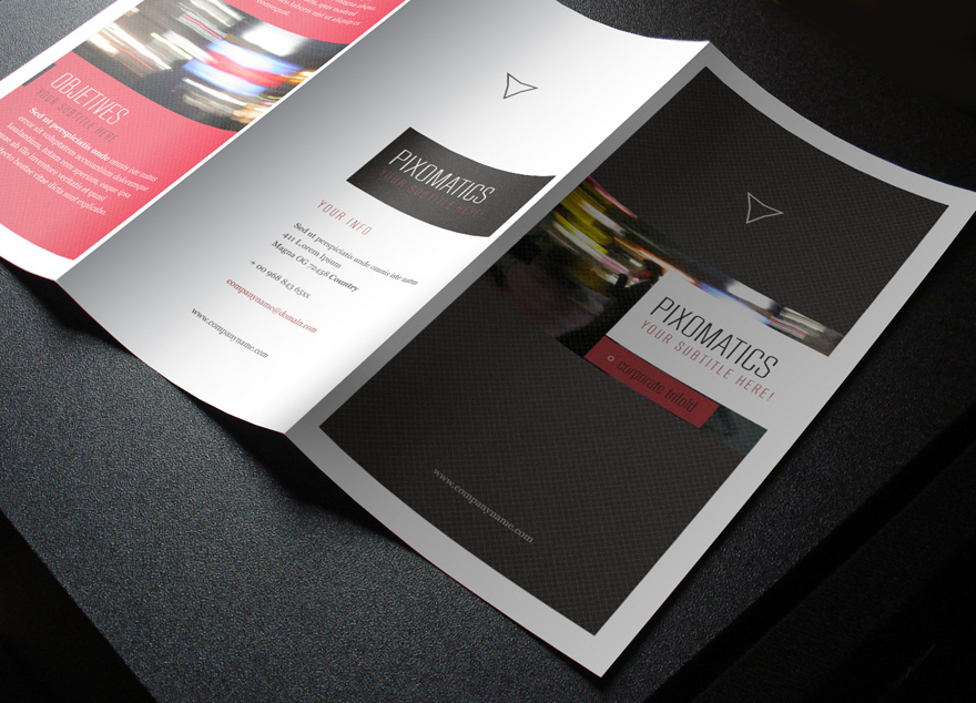 Free Tri-Fold Brochure Vol 2 by Pixeden