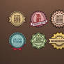 Free Retro Badges Vintage