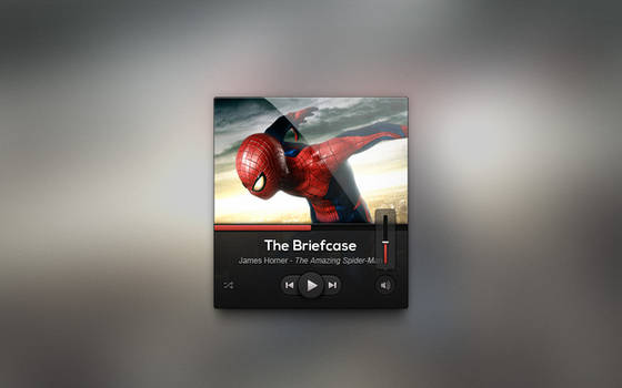 Free Dark UI Music Player Design Psd