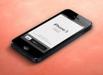 Free 3D View iPhone 5 Psd Vector Mockup