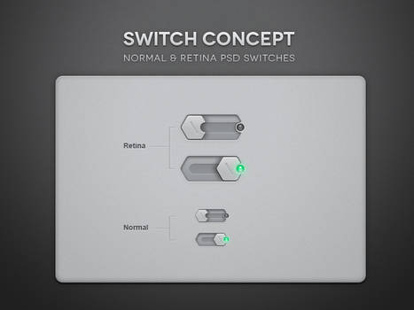 Free Psd Toggle Switch UI