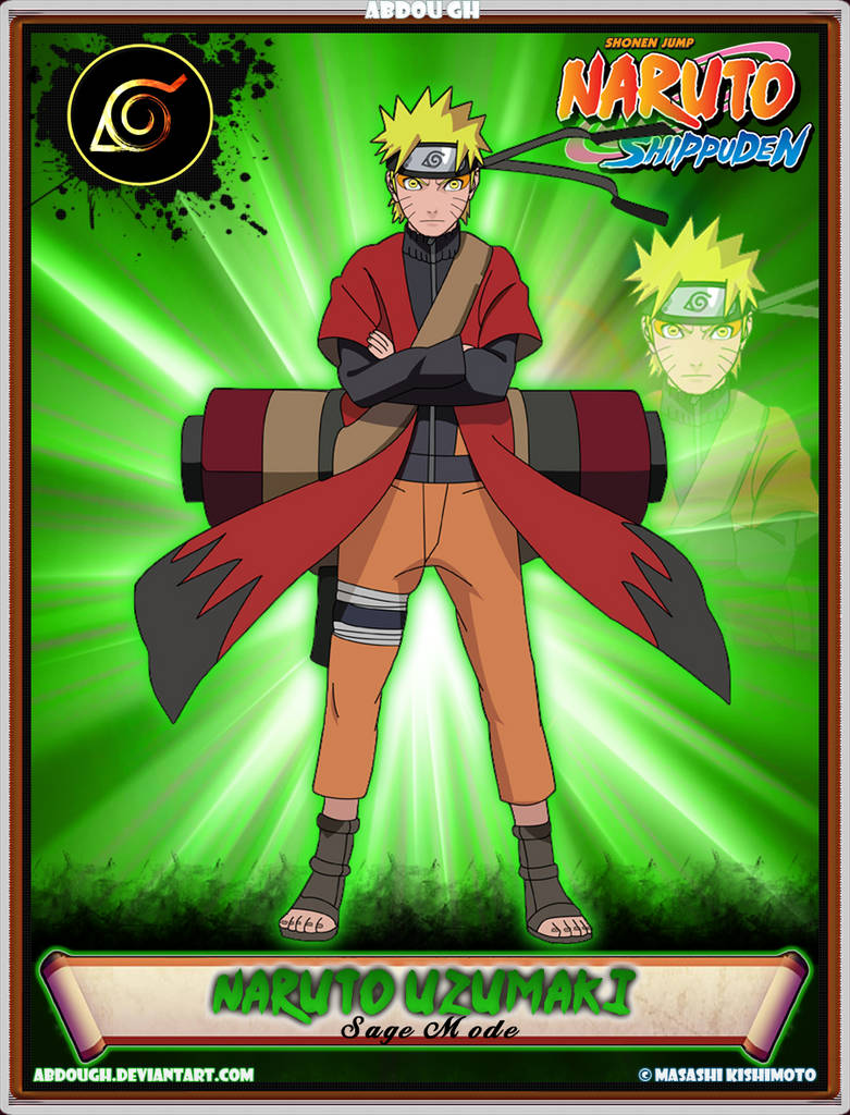 Naruto Uzumaki ~Sage Mode~ by AbDoUGh on DeviantArt