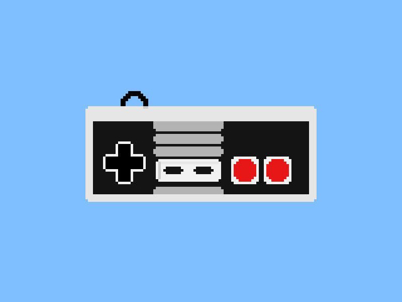 NES Classic Controller in Pixel Art Minimalist by tavarenan on DeviantArt