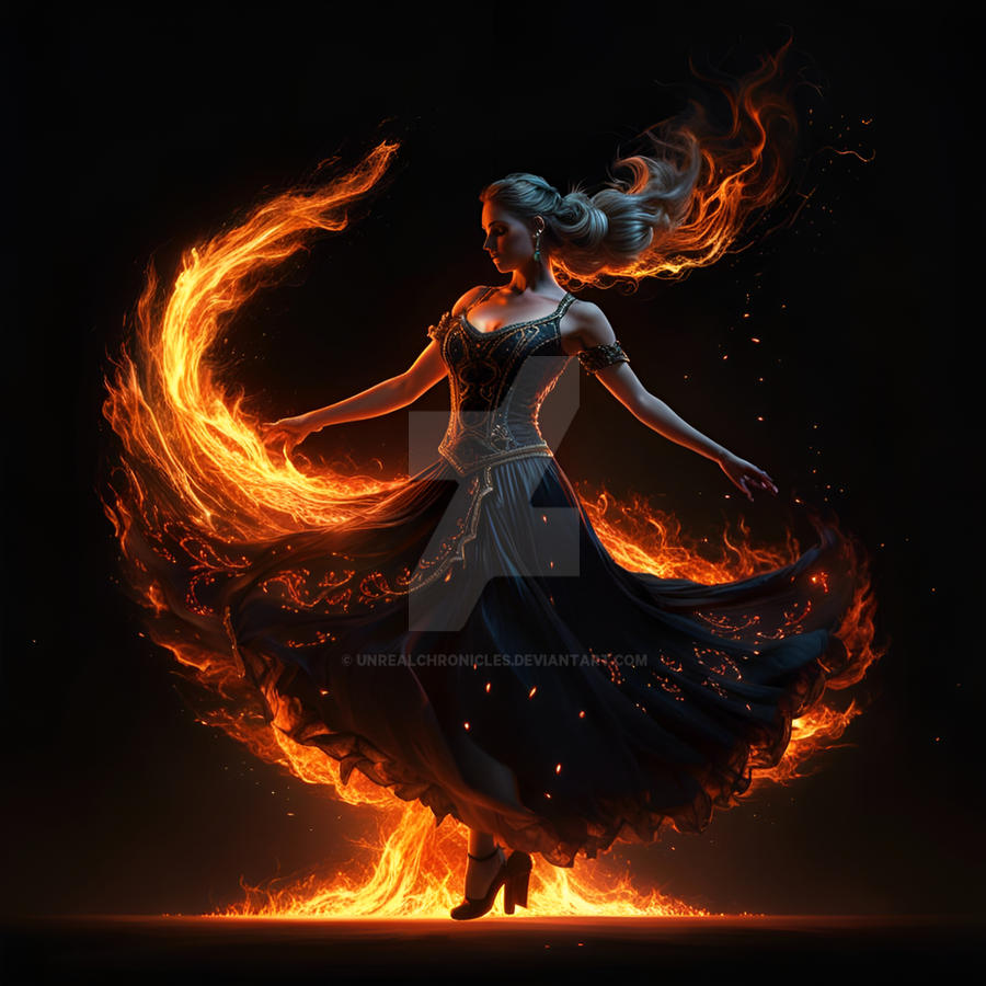 The Fiery Dancer by Unrealchronicles on DeviantArt