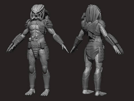 Predator- Zbrush Sculpt