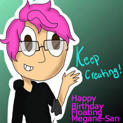 Happy Birthday Floating Megane-San