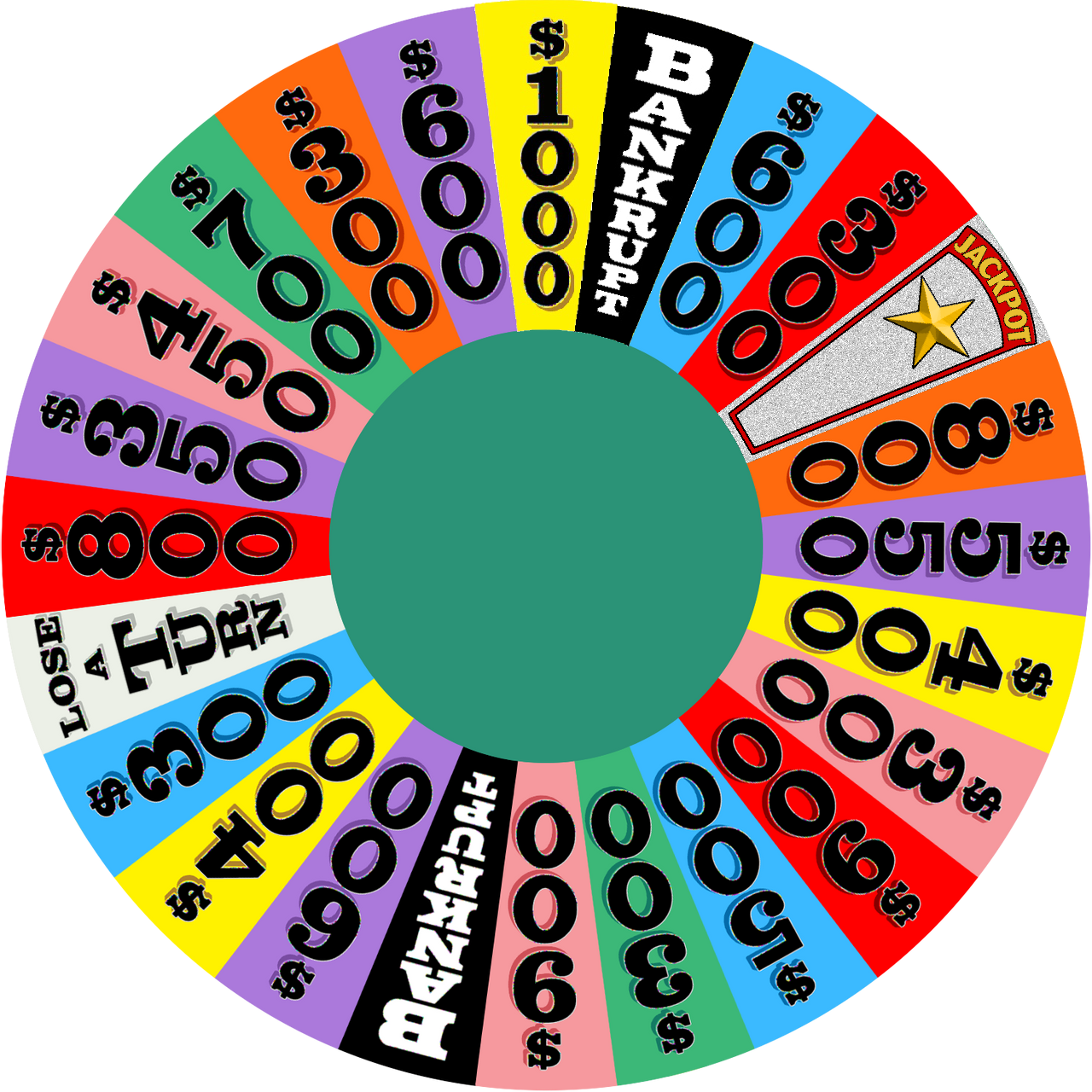 Wheel of Fortune-Wheel (2006-2007) by DarthBladerPegasus on Wheel of Fortune-Wheel (2006-2007) by DarthBladerPegasus on