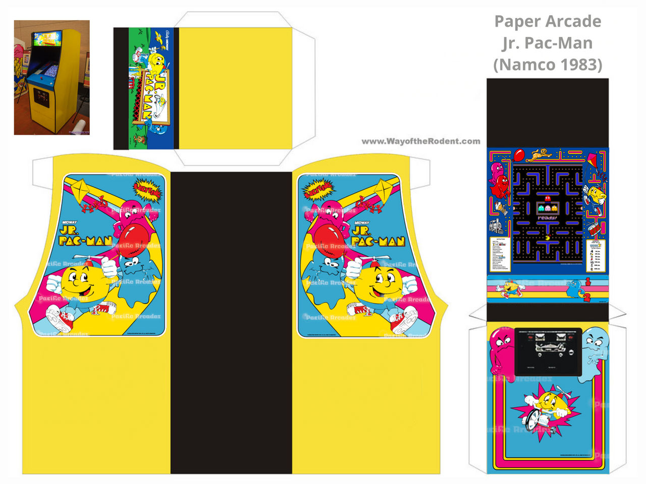 Midway Arcade Pac-Man doodles by CoryGsDA on DeviantArt