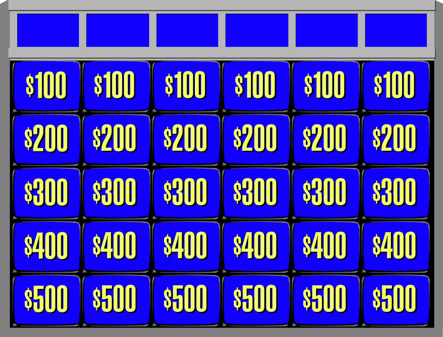 Custom Jeopardy Board (1991) by DarthBladerPegasus on DeviantArt Custom Jeopardy Board (1991) by DarthBladerPegasus on DeviantArt