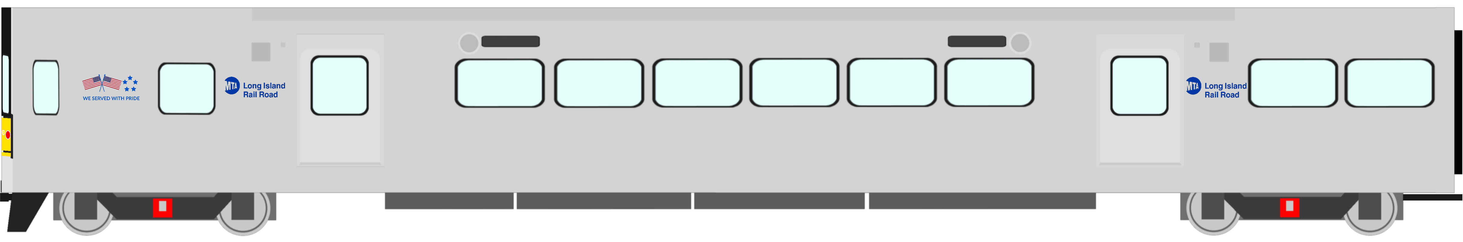 MTA Long Island Railroad M7 Passenger Train by DarthBladerPegasus on ...