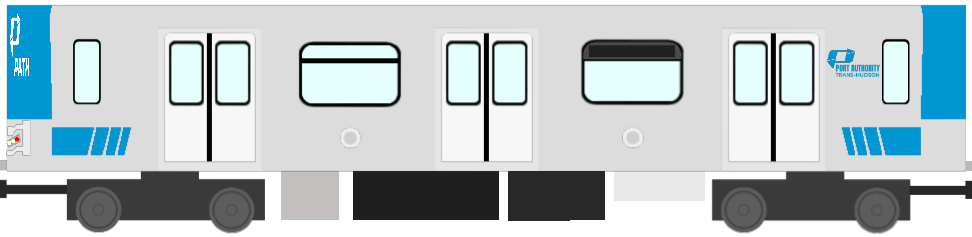 Path Train PA5 (Front and Rear Car) (Left Side) by DarthBladerPegasus ...