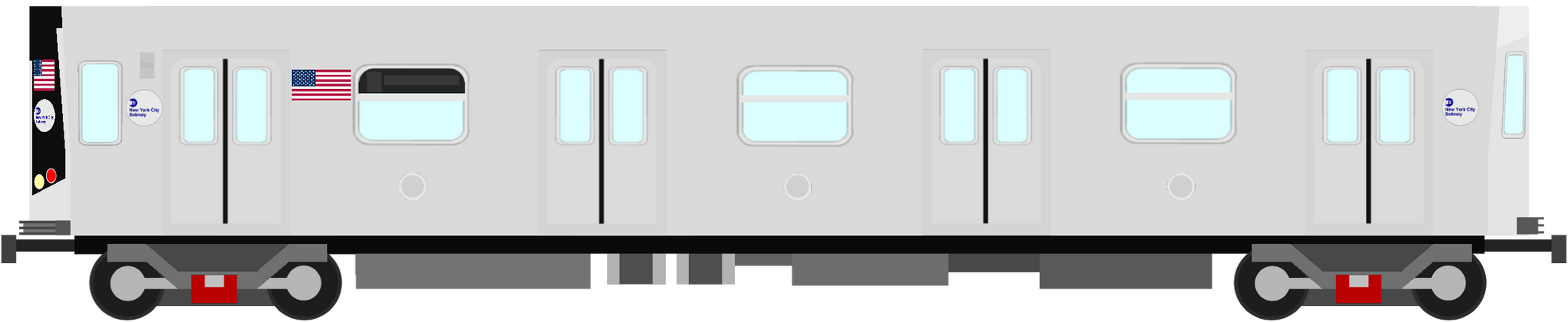 Mta R160 Prototype MTA NYC Subway Train R160A (Front and Rear Car) by DarthBladerPegasus ...