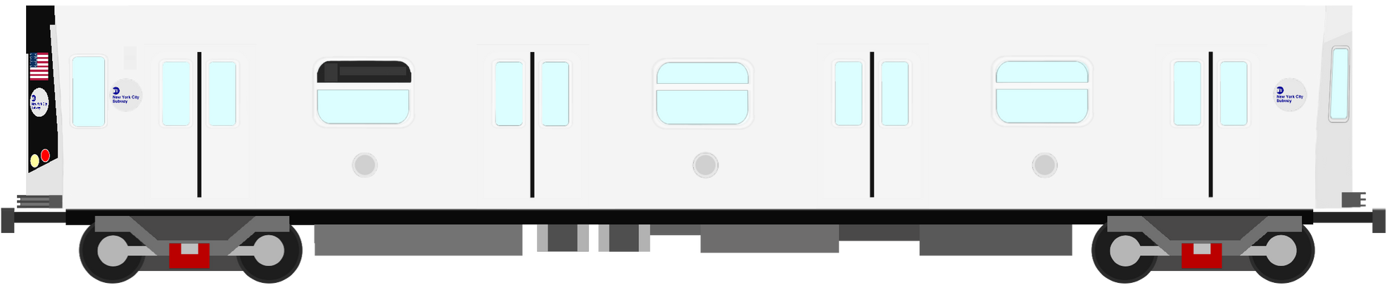 Mta R15 Blueprint MTA NYC Subway Train R160B (Front and Rear Car) by DarthBladerPegasus ...