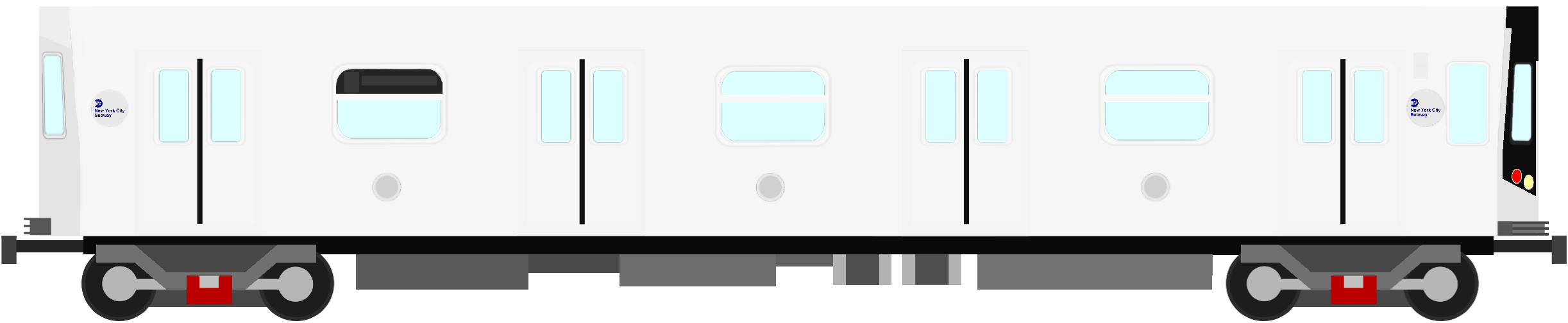 Mta R Train Icon MTA NYC Subway Train R143 (Front and Rear Car) by DarthBladerPegasus on ...
