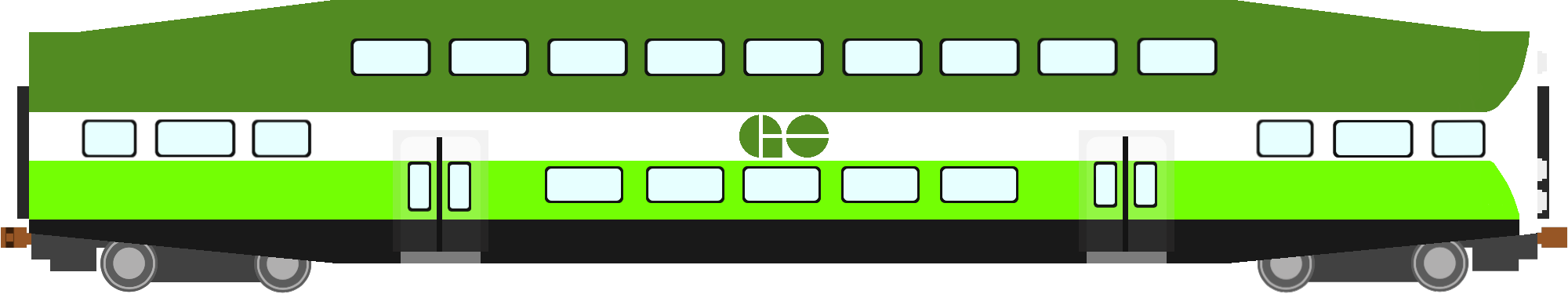 GO Transit Train Bi-Level Cab Car (Series 5) by DarthBladerPegasus on ...