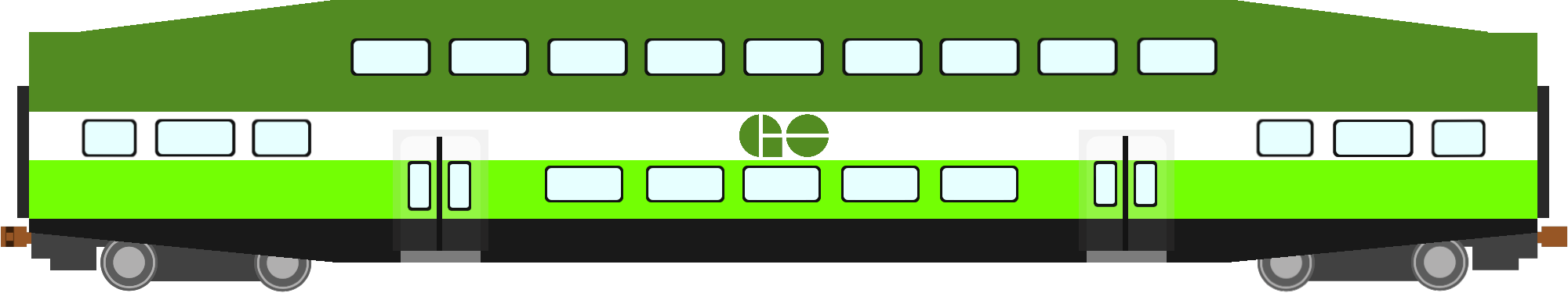 GO Transit Train Bi-Level Passenger Car (Series 5) by ...
