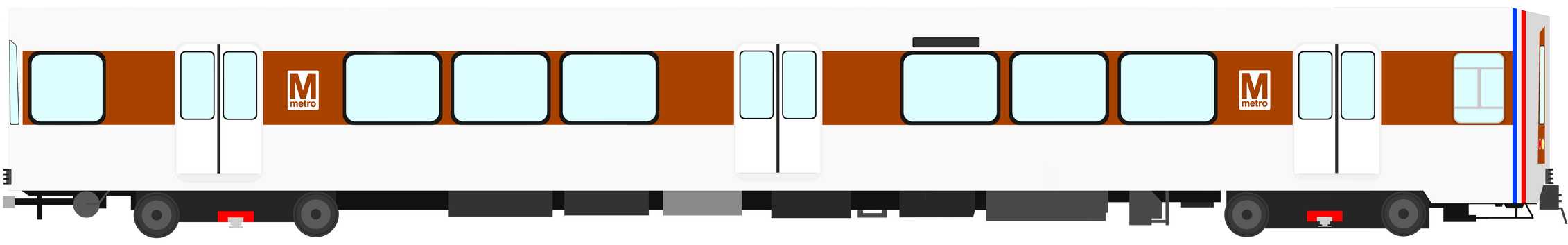 Wmata Train Sticker WMATA DC Metro 4000 Series Subway Train by DarthBladerPegasus on DeviantArt